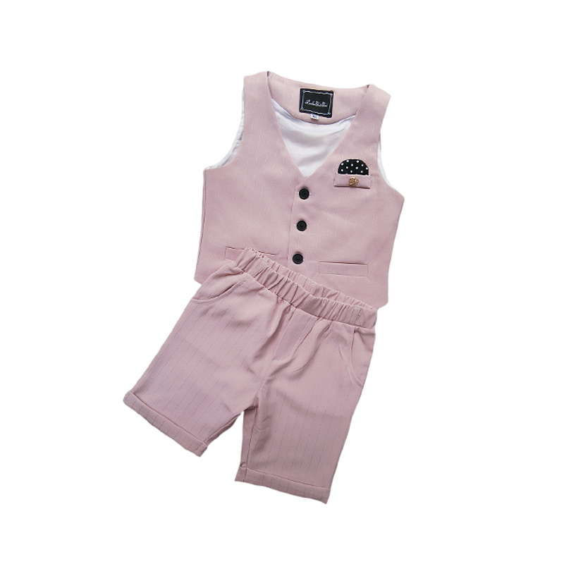 男童夏款马甲礼服套装2021新款3夏季儿童小西装5男孩短袖六一服装