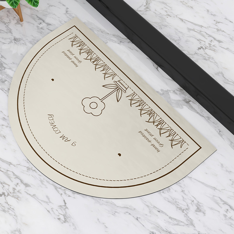 卫生间地垫浴室门口吸水脚垫厕所防滑地毯门垫进门垫子洗手间半圆,居家布艺,家用脚垫,淘宝优惠券,粉丝福利购,淘宝优惠卷