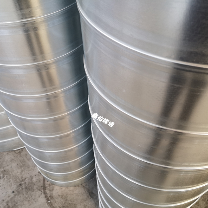 螺旋风管不锈钢白铁皮镀锌保温通风管道排风排烟排气除Z吸尘油烟