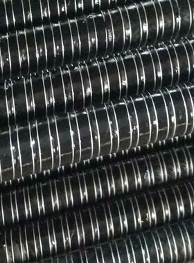 黑色高温风管硅胶钢丝通风管内径25 50 60 70 10Q0 120 耐高温软