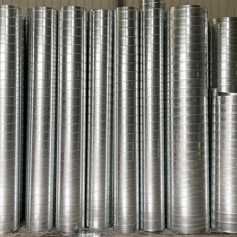 镀锌螺旋风管圆形焊接通风管道除尘换H气排风管排烟不锈钢风管生