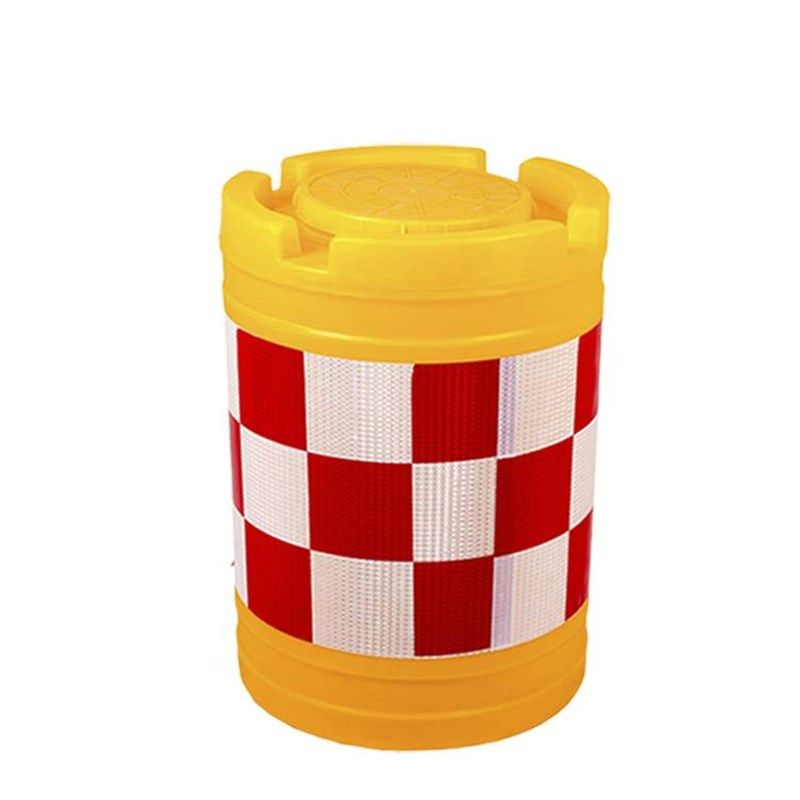 滚塑水马防撞桶600*800高速路口船型桶交通防撞T桶圆柱形防撞沙桶