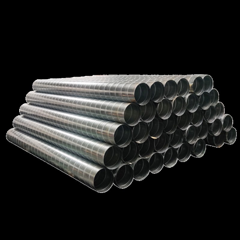 镀锌螺旋风管工业排风管道304不锈钢满焊除尘R风管白铁皮排烟管道