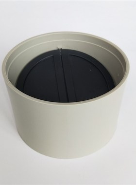 pp250mm灰色逆止阀止回v阀防腐执行器承插风阀手动通风管调节阀门