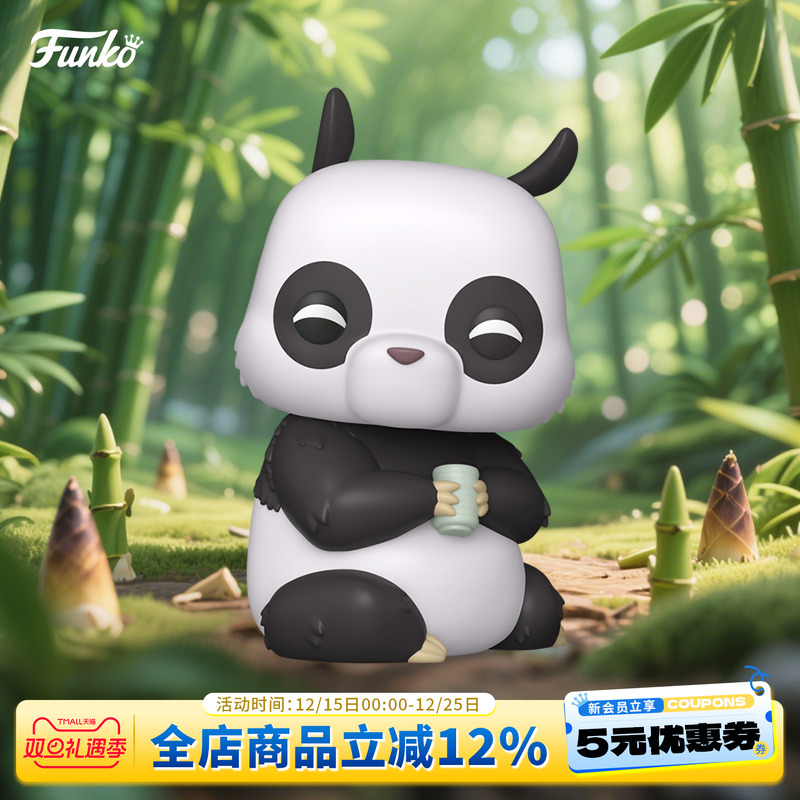 Funko乱马1/2P酱玄马熊猫周边