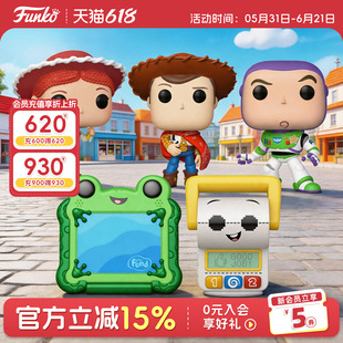 Funko玩具总动员5胡迪翠丝巴斯光年电影周边手办摆件公仔礼物
