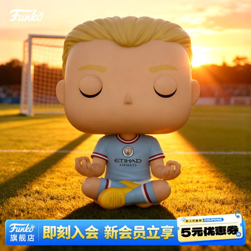 Funko丰高POP足球英超曼城队埃尔林 哈兰德周边手办摆件公仔礼物 - 封面