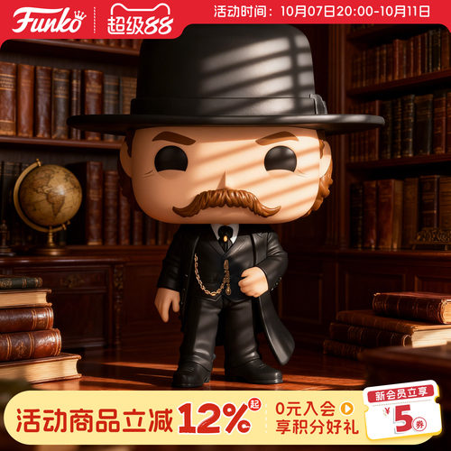 Funko丰高POP电影 墓碑镇 怀亚特 厄普 周边手办潮玩摆件公仔礼物