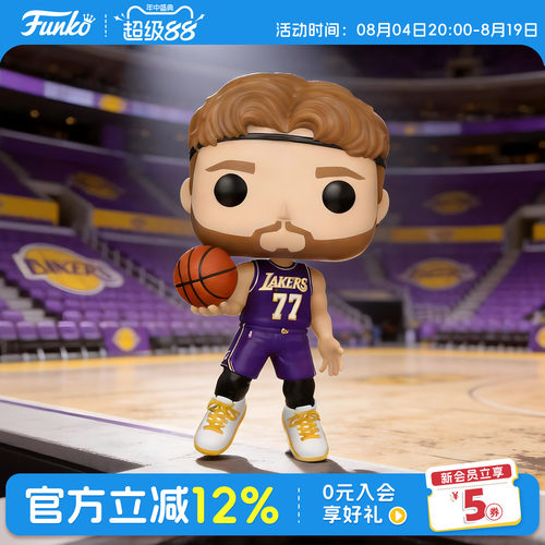 Funko湖人队卢卡·东契奇手办
