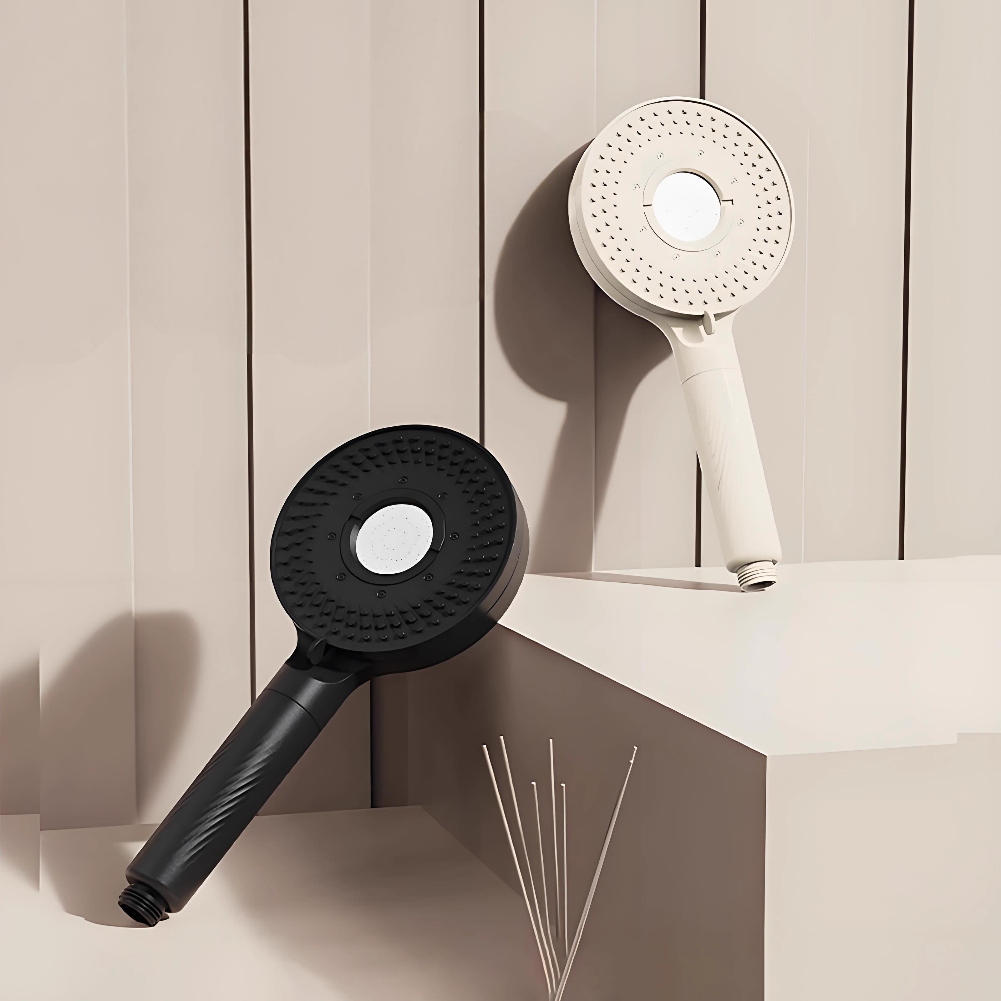 四季沐歌轻奢风空气增压手持花洒