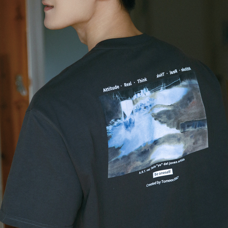 ARTvoz插画印花索罗娜凉感T恤夏