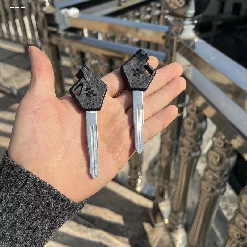 VM100锁匙柄适用豪爵HJ100T-5/5C/6/6A/VN100 摩托车电门锁钥匙胚