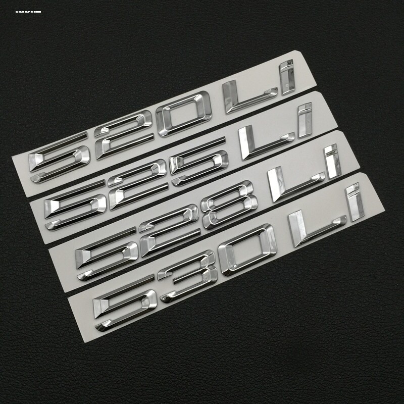宝马车标新3系320 320Li 325 330 335 335L i字标尾标后标数字标图片