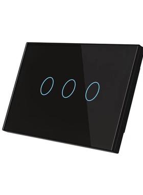 120型美规随意贴RF433美式触摸遥控随意贴开关