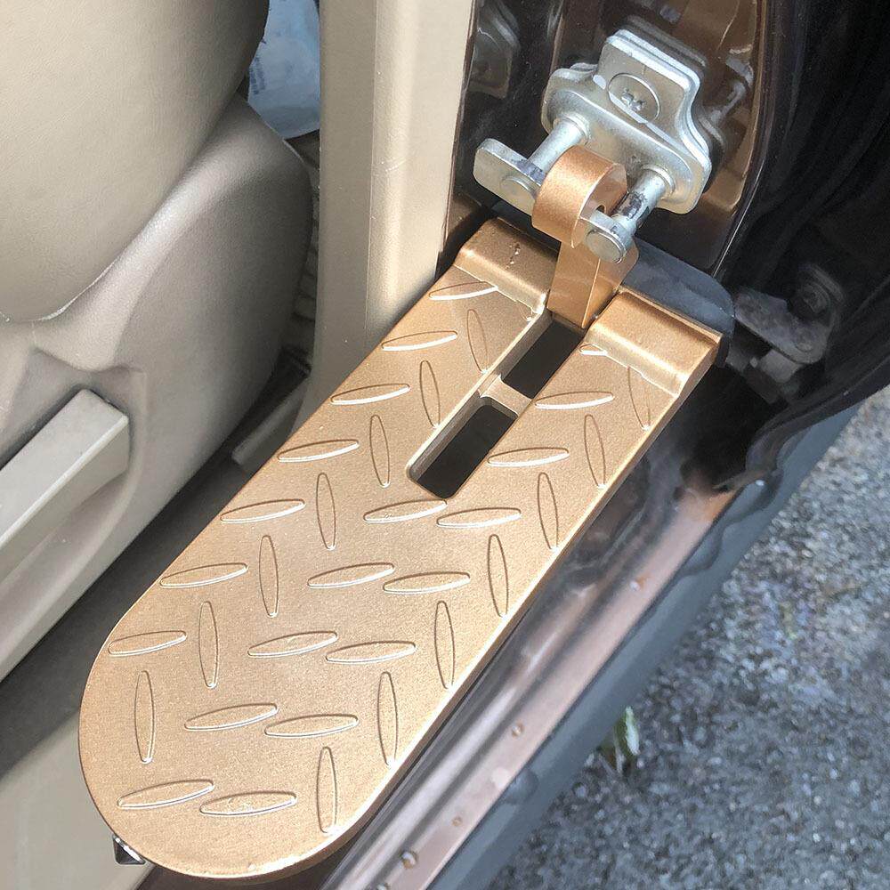 跨境新款加长版汽车登顶脚踏板铝合金车门上车双脚立脚蹬汽车改装