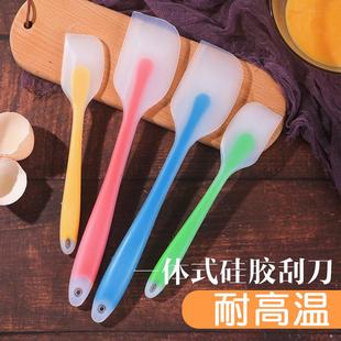 硅胶刮刀耐高温铲子烘焙工具蛋糕奶油抹刀烘培搅拌铲刀刮板 一体式