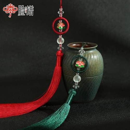 15cm彩色莲花流苏穗子 服饰配件国潮古风香囊挂饰吊坠厂家