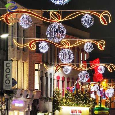 LED跨街灯路灯杆装饰造型灯城市街道亮化景观灯市政亮化 装饰灯