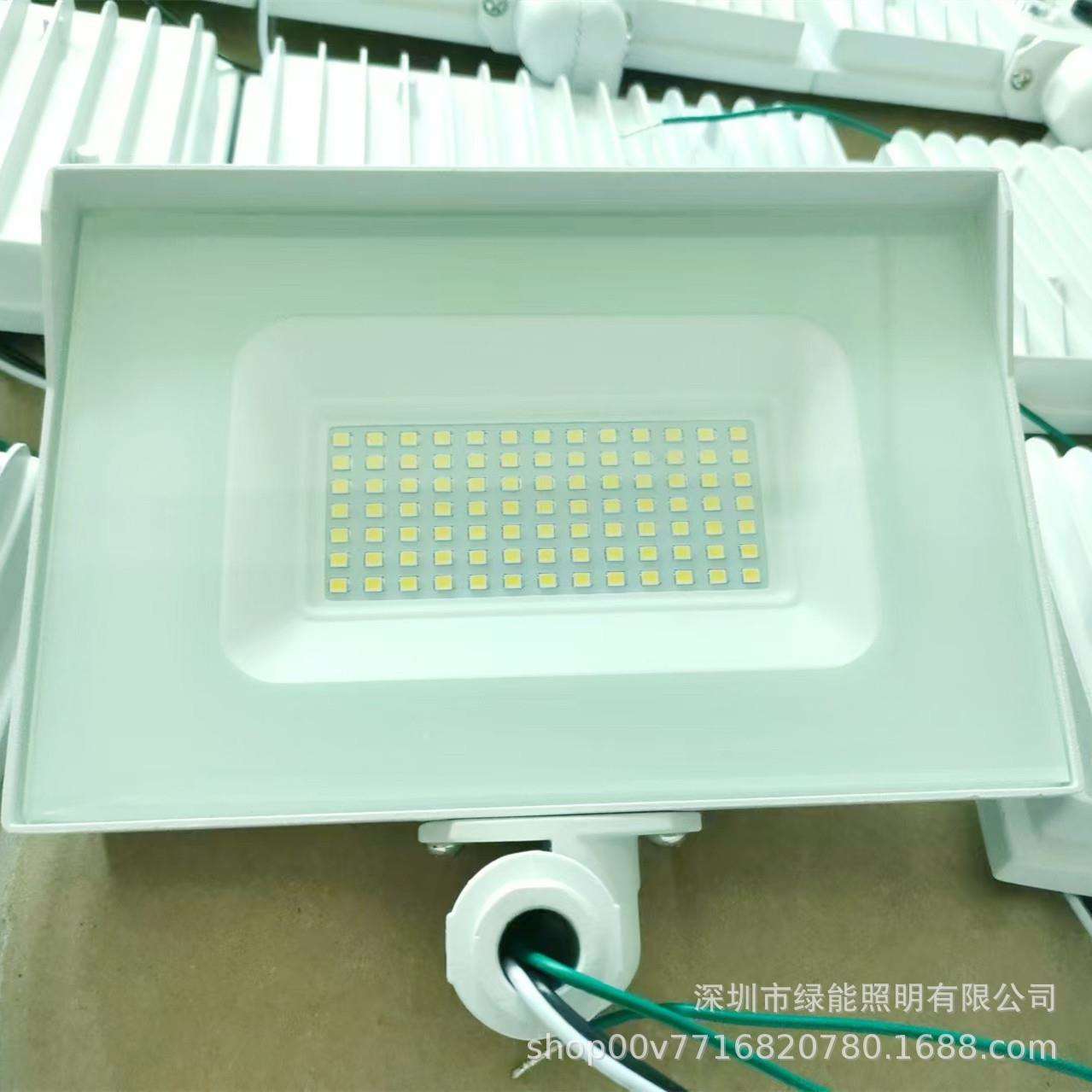 110v美规泛光灯30W带帽檐防水电商DOB线性经济款LED灯具120v 220v