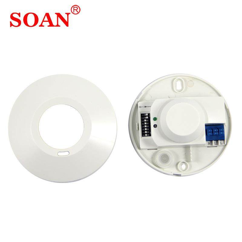 SOAN索安微波感应开关雷达感应器人体微波感应开关220V