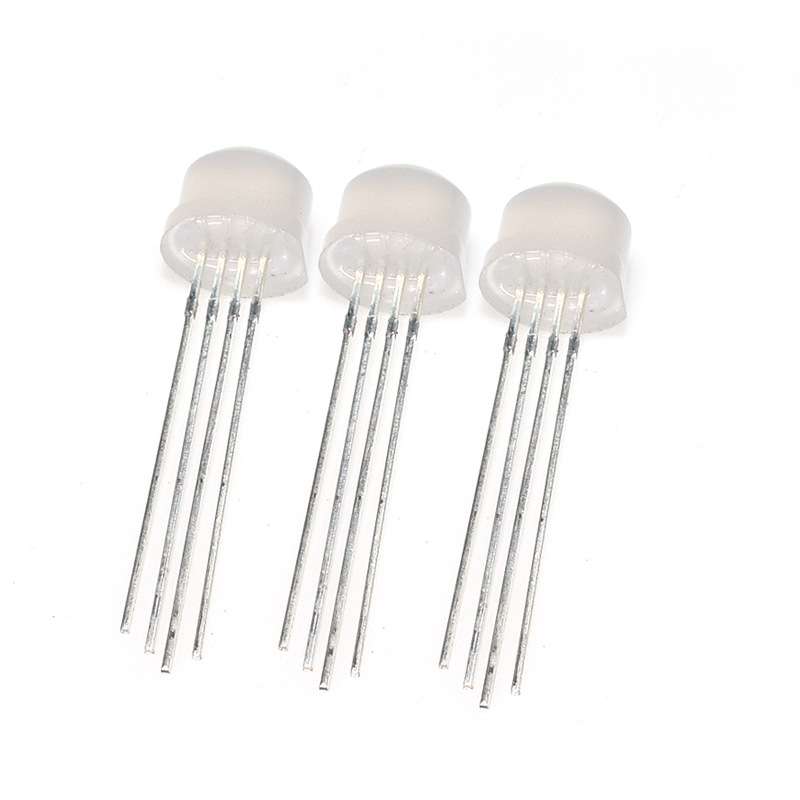 f8草帽全彩雾状共阴共阳全彩RGB8mm草帽四脚led灯珠发光二极管