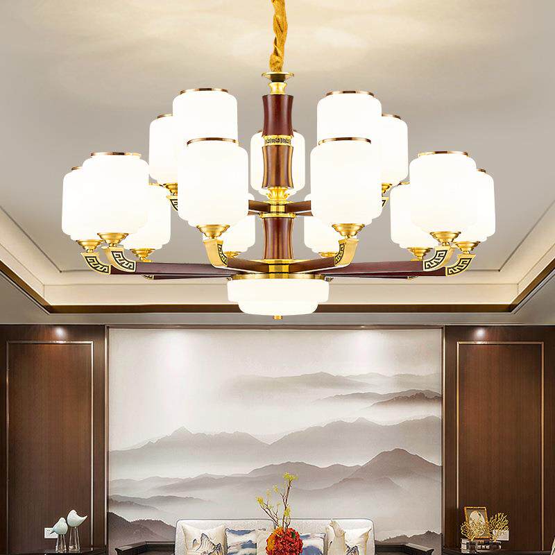 客厅吊灯现代简约家用大气轻奢大厅主灯餐厅灯卧室灯具北欧客厅灯