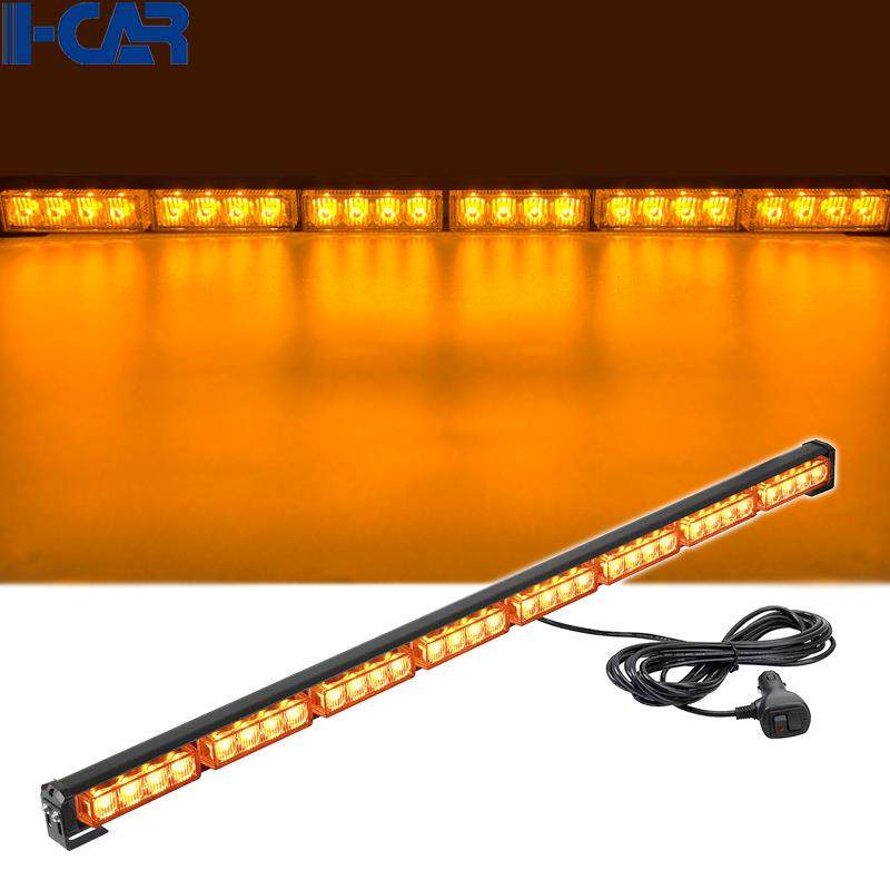 4灯8节32led汽车长条爆闪灯车顶高亮大功率杠灯中网爆闪灯棍子灯