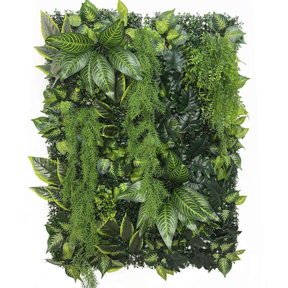 仿真草坪植物墙绿植叶子人造植物墙面家居拼接面板大草坪40*120CM