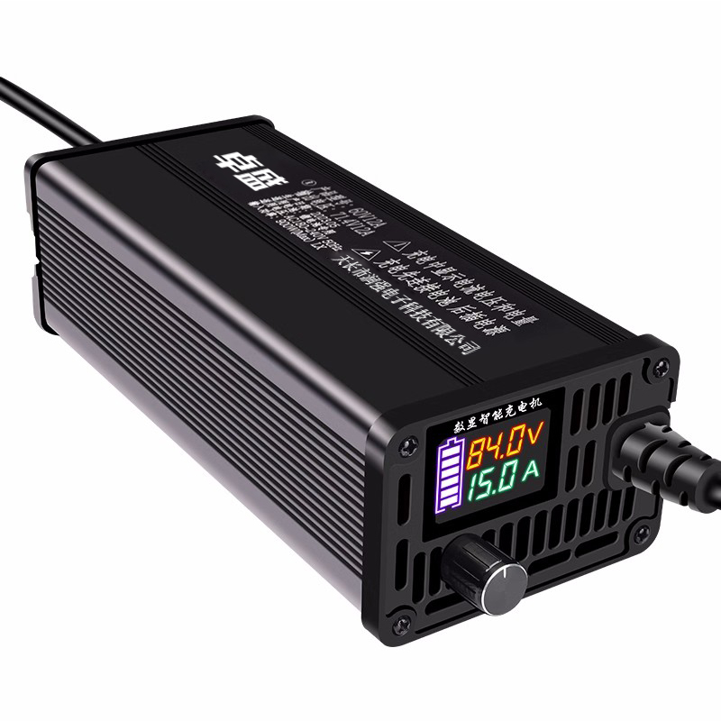 锂电池电瓶充电器48V60V72V71.4v67.E2v84v5a10a73V快慢可调节快