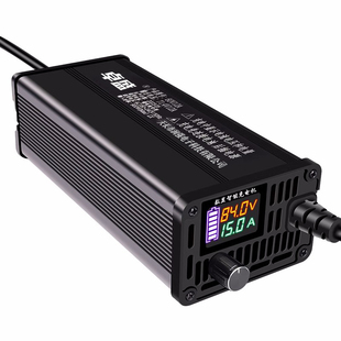 锂电池电瓶充电器48V60V72V71.4v67.E2v84v5a10a73V快慢可调节快