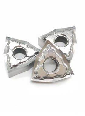 铝用数控刀片桃形车刀片WNMG080404/08-HA外圆车床刀头铜铝件专用