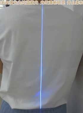 蓝紫光点状激光器 一字十字线405nm0.1mw-10mw可调功率镭射定位灯