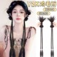 y2k假发辫子女抓夹双马尾毽子头蝴蝶结拳击麻花辫辣妹多巴胺假发