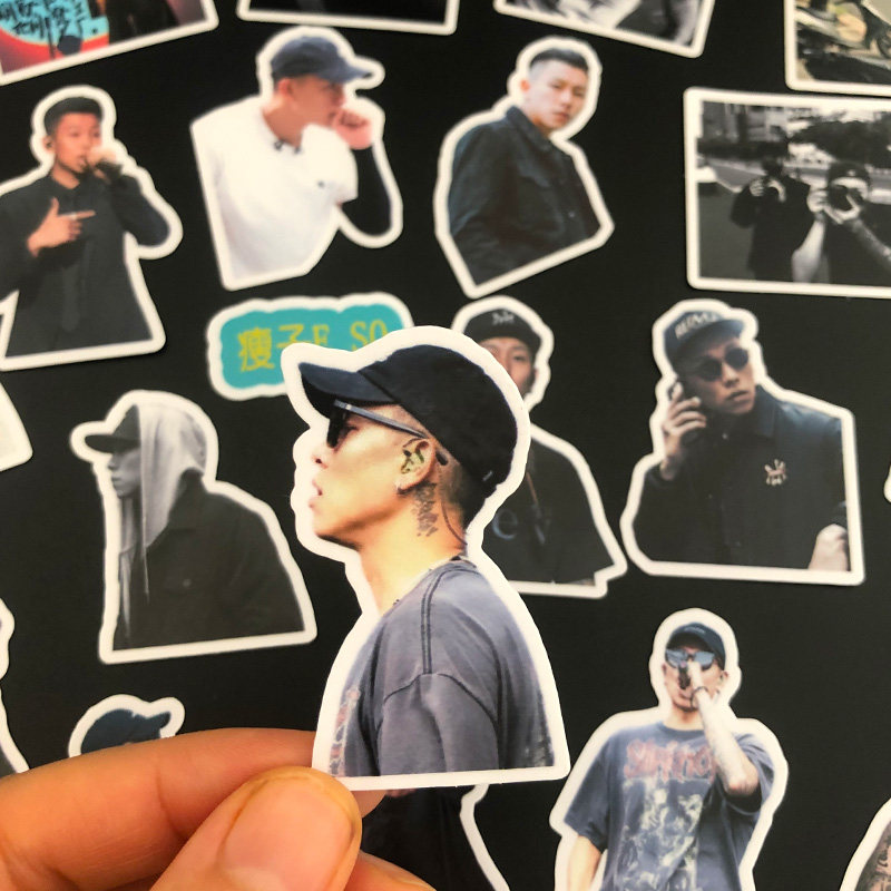 瘦子E.SO 贴纸陈昱榕饶舌说唱歌手周边贴画手机电脑装饰贴diy,文具电教/文化用品/商务用品,贴纸/立体贴纸,淘宝优惠券,粉丝福利购,淘宝优惠卷