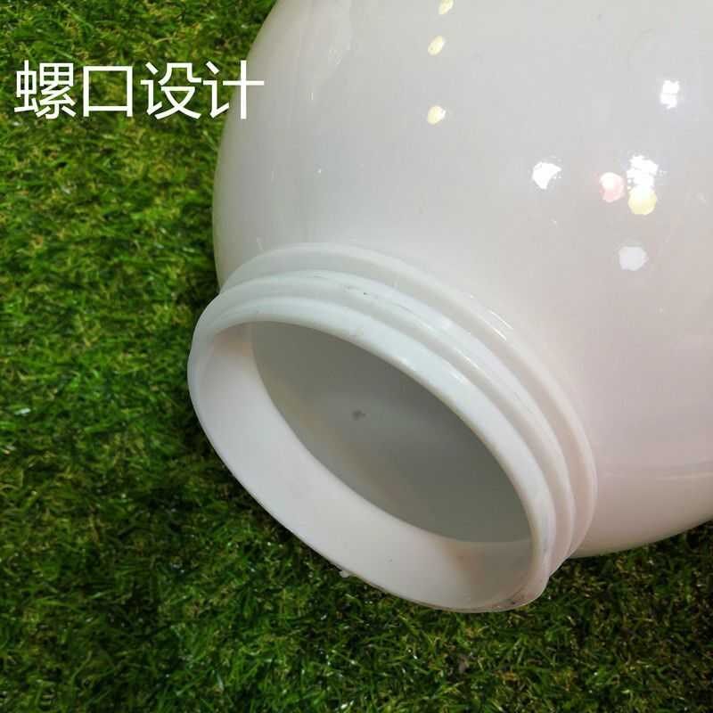 球型灯罩螺口亚克力路灯柱子头圆球形围墙户外防水外壳老式不碎球