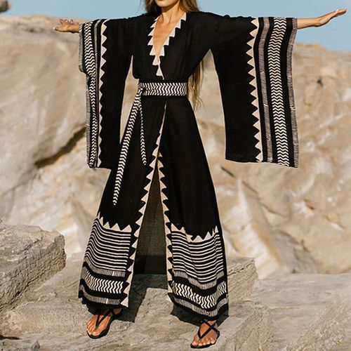 2025新款显瘦开衫薄款外套披肩海边度假沙滩防晒衣女中长款夏外搭