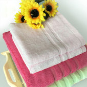 柔软吸水浴 竹炭纤维浴巾毛巾洗脸洁面巾 竹一百 1浴巾2毛巾套装