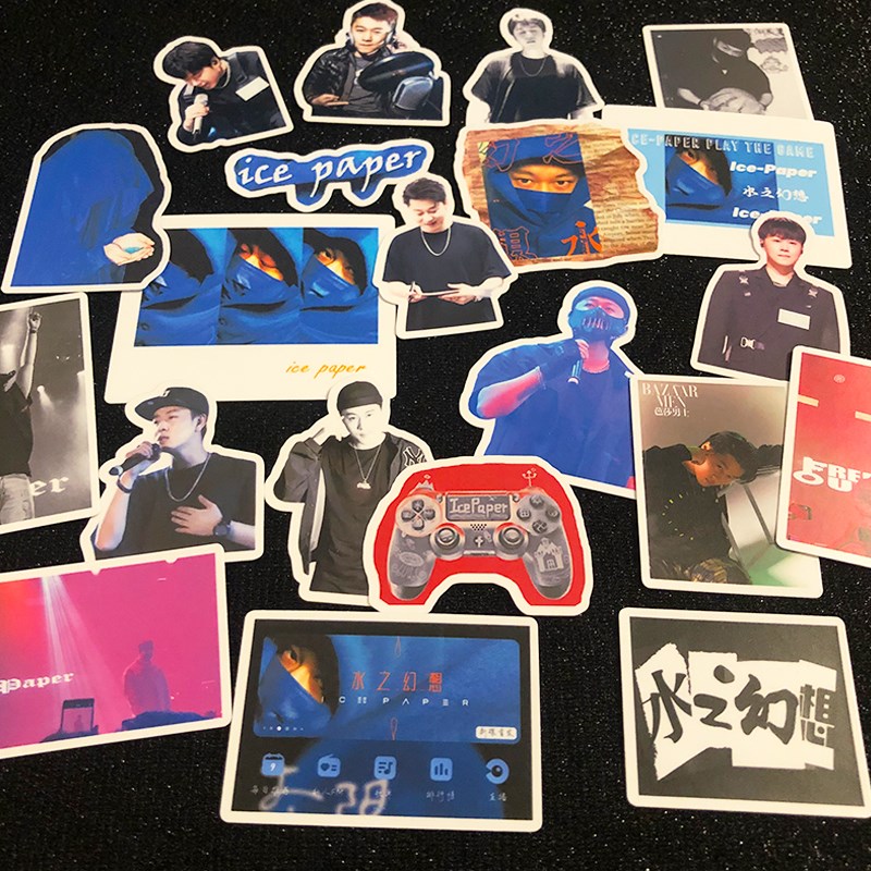 ice paper贴纸精品贴画不干胶手账魏然中国说唱歌手rapper周边同