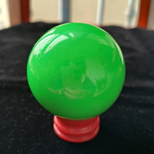 冰洲石原石夜光球客厅玄关办公室送礼摆件高亮度夜明珠夜光石水晶