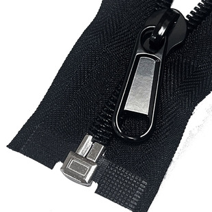 头尾齿长拉链10号8号尼龙开口加粗宽防爆箱包大棚开尾渔具拉锁条