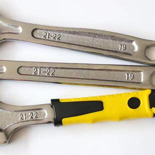 架子工开口死扳手 脚手架专用19*21*22尾部六角扳手手动工具