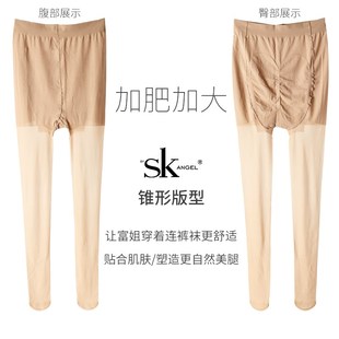 8D任意剪防勾丝连裤 薄款 袜女哑光打底袜7115 SK丝袜夏季 加肥加大码