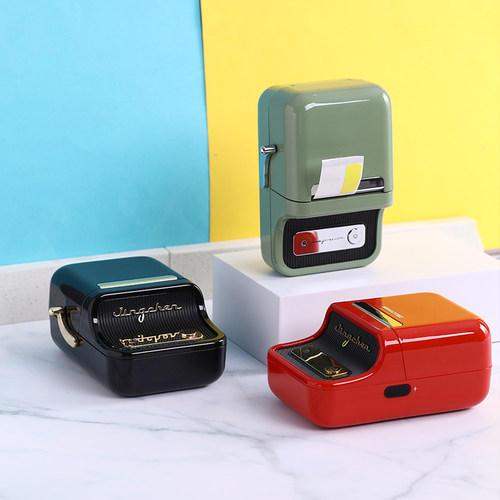 精臣b21圆形标签打印机圆型标签热敏纸圆标签食品贴纸直播编号透