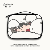 蜡笔小新平板收纳包适用苹果iPad10笔air5mini6键盘袋pro12.9电脑手提小米7华为matepad11内胆保护套10.9英寸