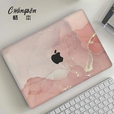 大理石纹适用苹果macbookpro14电脑壳macbookair13笔记本保护套M5配件pro16寸macpro外壳M4M3膜2026新款mbp15