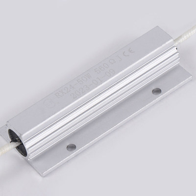 光兴RX24 50W680R 50W560R 白色铝壳引线 线式电容放电启动电阻
