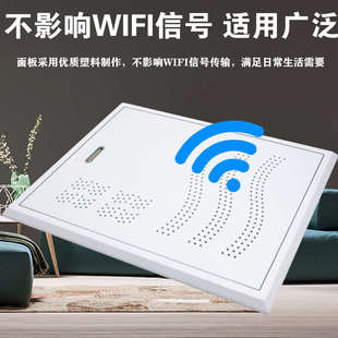 暗装家用弱电箱面板塑料多媒体信息箱盖弱电箱面板盖网络盒盖塑料