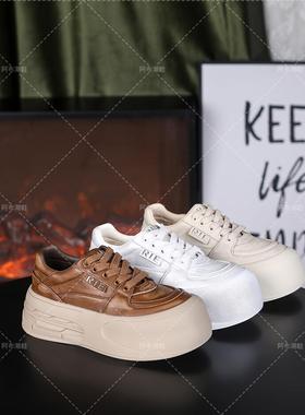 阿布严选潮牌RIELOV●奶芙增高6cm时尚潮流百搭女士休闲鞋168-1