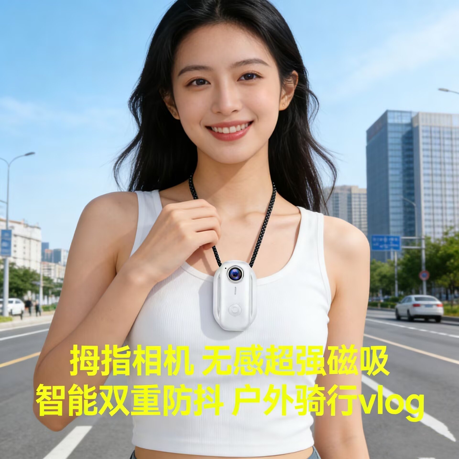 拇指运动相机wifi户外骑行登山旅游高清记录仪胸前随身vlog摄像机