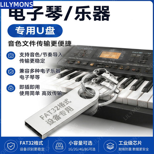 电子琴乐器专用USB2.0FAT32格式